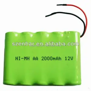 12V 2200mAh Ni-Mh AA battery pack for paintball guns