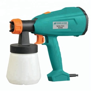 Power Action <span class=keywords><strong>SG550</strong></span>ปืนพ่นไฟฟ้า550W HVLP,ปืนพ่นพร้อมหัวฉีด2หัว - Product Image 1