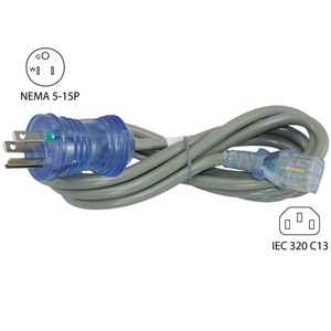 15AMP SJT Y Tế Cấp Bệnh Viện Lớp Màu Xanh Lá Cây Dot Power Cord - Product Image 4