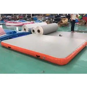 2m Dicke Aufblasbares Wasser Luft Tumble Track Aufblasbare Gymnastik matte Für Gymnastik Zum Verkauf Wasser