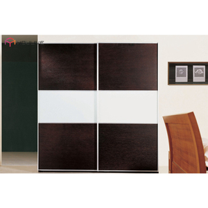 Sistema de puertas de armario corredizas de madera maciza moderna <span class=keywords><strong>para</strong></span> dormitorio, hogar, oficina, apartamento, muebles - Product Image 1