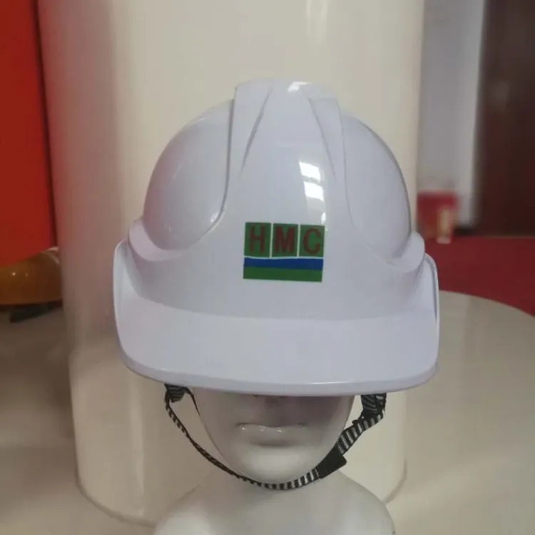 Casque de sécurité couleur blanche, chapeau rigide industriel à prix réglable