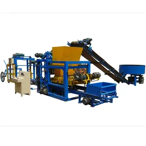 Máquina de fabricação de tijolos automáticos competitivos, preço QTJ4-25D e bloco, fabricação de tijolos, fábrica para venda