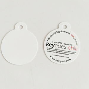 QR kodu veya barkod ile ofset baskı daire plastik anahtar etiketi ile özel baskılı PVC giysi etiketi manyetik kart - Product Image 2