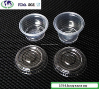 Nieuwe Komen Enkele Muur Wegwerp 0.75 Oz Pp Of Ps Portie Cups Souffle Clear Voor Voedsel Verpakking
