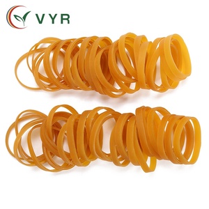 Karet gelang kepiting elastis, ikat karet elastis, ramah lingkungan, kuning, ketangguhan tinggi