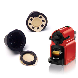 Cápsulas de Café Reutilizables Ecológicas <span class=keywords><strong>Nespresso</strong></span>, Filtro de Plástico con Tapa de Acero Inoxidable - Product Image 1