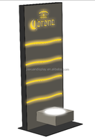 Support de présentation lumineux LED pour bouteille de vin ou de liqueur, support de présentation lumineux pour bouteille de Corona, développé avec un adaptateur secteur