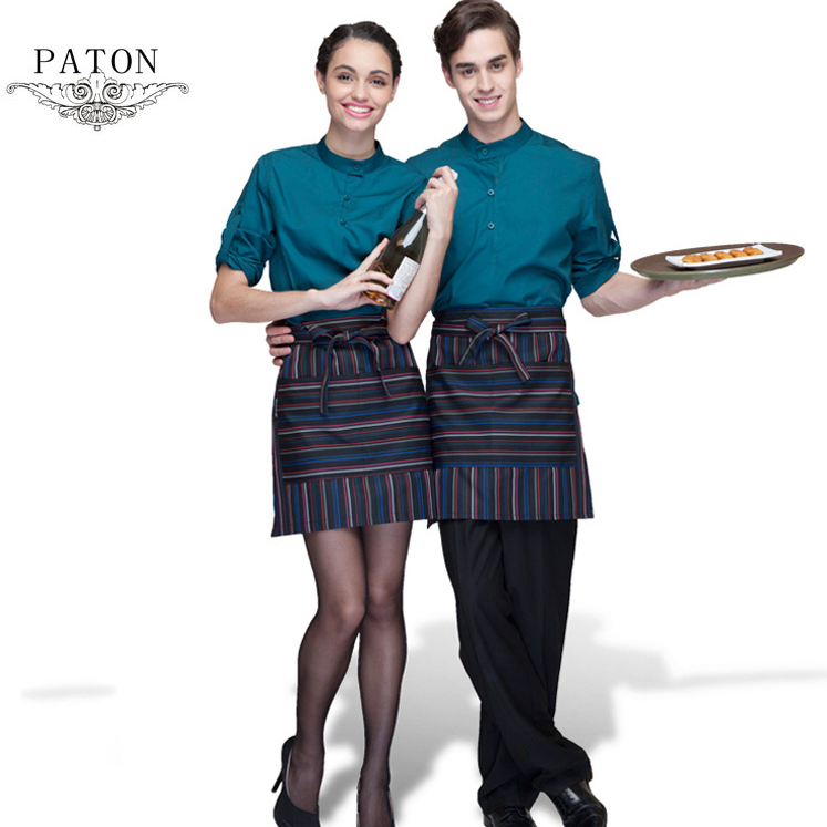 Заводская Индивидуальная профессиональная одежда для работы в отеле, кухне, ресторане, униформа для приготовления пищи, Рубашки, Топы, униформа шеф-повара