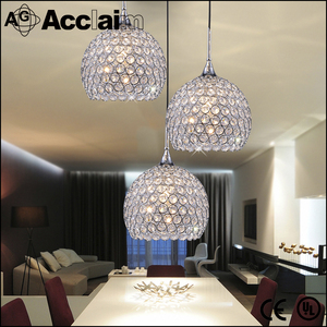 Moderne à la mode boule de cristal lustre pour salle à manger - Product Image 5