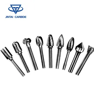Tungsten Carbide Grinder Bur K10 Cemented Carbide Pencil Grinder Bit Rotary Burr Blank
