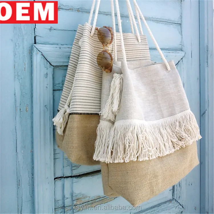 Бежевая женская летняя Джутовая сумка хорошего качества из морской веревки, пляжная сумка с песком, большая пляжная сумка-тоут, женская пляжная сумка из мешковины