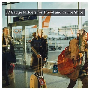 Etiquetas de PVC impermeables para equipaje de crucero, soportes de insignia de identificación con cordones de alambre, de princesa Carnival, <span class=keywords><strong>Costa</strong></span> Holland - Product Image 6