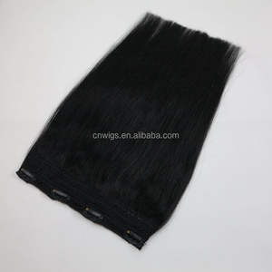 Extensions de cheveux brésiliens naturels remy à double trame — doreen, cheveux humains, dessin, quad trame, avec clip, une pièce, vente en gros - Product Image 5