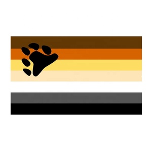 Al por mayor de poliéster 90*150 cm 3 * 5ft oso orgullo <span class=keywords><strong>bandera</strong></span> del arco iris - Product Image 2