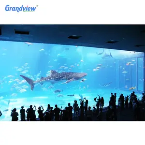 custom size shape clear fish tank acrylic big acrylic aquarium