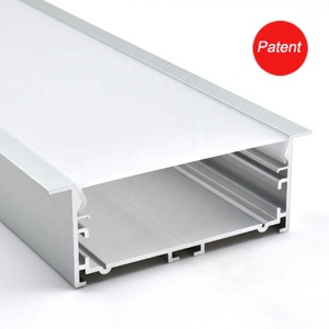Ampio <span class=keywords><strong>profilo</strong></span> in alluminio <span class=keywords><strong>led</strong></span> incassato canale in alluminio per illuminazione a <span class=keywords><strong>led</strong></span> a <span class=keywords><strong>soffitto</strong></span> - Product Image 1
