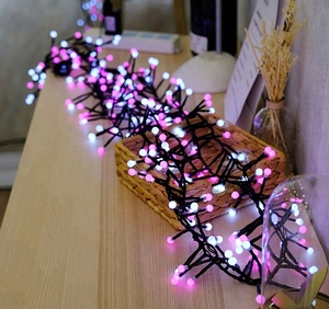 <span class=keywords><strong>3</strong></span> M 400 방수 <span class=keywords><strong>LED</strong></span> 8 <span class=keywords><strong>LED</strong></span> 모드 불꽃 놀이 문자열 조명 더블 컬러 야외 크리스마스 파티 요정 홈 장식 - Product Image 4