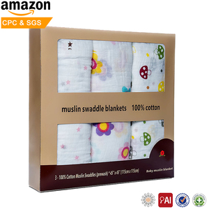 Hot Selling Factory Price Organic Cotton Super Soft Baby Muslin <strong>Swaddle</strong> <strong>Blanket</strong> From Chinese Supplier - Product Image 6