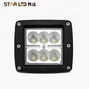 Lampu LED COB Led Traktor Tahan Air 18W 4 Inci, Lampu LED untuk Mobil dan Motor ATV