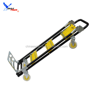 4 In 1 Multifunctionele Staal Vouwen Trolley & Magic Step Ladder - Product Image 4