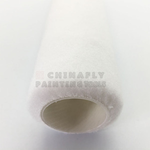 Ctperc008 Groothandel 9 "Pluisvrije Hoge Dichtheid Witte Kleur Gebreide Polyester Epoxy Verf Roller Cover En Verf Roller - Product Image 5
