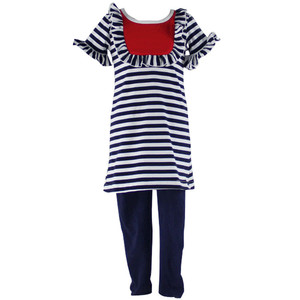Nuevos productos de camisa de legging temporada de fútbol chica traje venta al por mayor ropa de los niños - Product Image 2