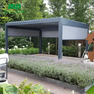 3X6 M Dak Lamellen Gemotoriseerde Aluminium Structuren Metalen Pergola