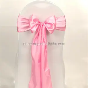 Wholesale Chair Cover Ribbons Wide Satin Sashes for Event Wedding