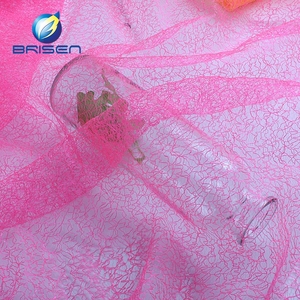 Bán buôn long lanh Spider vàng Trọng lượng nhẹ Sheer thanh lịch mềm vải tuyn vải cho đám cưới may mặc - Product Image 2