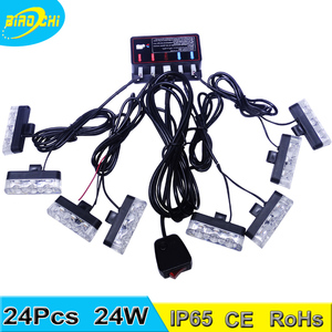 Fábrica 24 W Grille luces estroboscópicas IP6512V/24 <span class=keywords><strong>V</strong></span> ámbar brillante estupendo LED policía luces de advertencia - Product Image 2