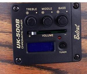 UK-500B 3 Bnad pick-up pour ukulélé basse avec led tuner Égaliseur - Product Image 2