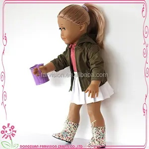 Markalı plastik bebek ayakkabıları toptan kız bebek boots fit amerikan bebekler