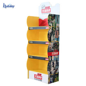 Promozione Negozio Al Dettaglio Pos Banco di mostra, Supermercato Point Of Sale Cartone Espositore Piano - Product Image 3