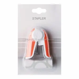 Penjualan terlaris 2024 set stapler plastik alat tulis anak-anak promosi dengan Staples 1000