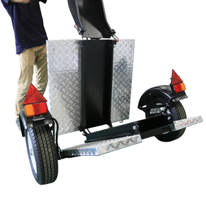 Solo carril pequeño plegable cerrado motocicleta tire detrás utilidad remolque de carga - Product Image 6
