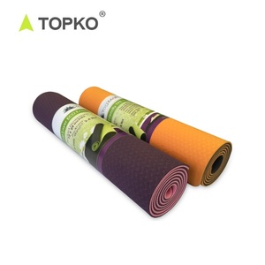 Topko Nhà máy cung cấp tùy chỉnh thực hiện PVC/TPE/cao su/EVA/NBR Yoga Mat - Product Image 6