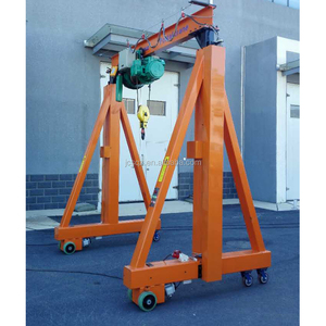 <strong>Used</strong> Single Girder Outdoor Rubber Tyre 1ton 3ton 5ton 10 Ton Mobile <strong>Gantry</strong> <strong>Crane</strong> - Product Image 3
