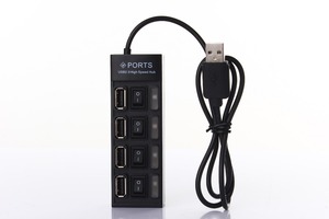 2016 4-port <span class=keywords><strong>USB2</strong></span>.<span class=keywords><strong>0</strong></span> <span class=keywords><strong>hub</strong></span> avec des commutateurs électriques individuels et Led - Product Image 6