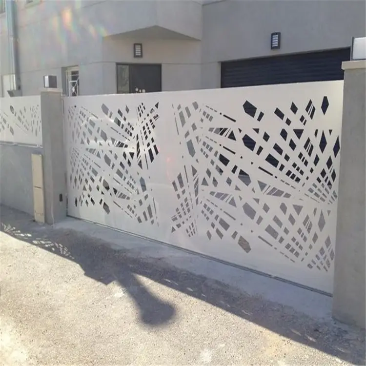 Cast Aluminum Fence Decoration Aluminum Main Gate Cast Iron Gate