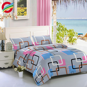 Juego de cama con estampado 3D al mejor <span class=keywords><strong>precio</strong></span>, sábanas tejidas estilo sarga con patrón de plantas, juego de cama - Product Image 2