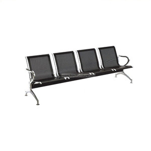 Asientos de Aeropuerto de Lujo Personalizados/Silla de Vestíbulo de Aeropuerto/Banco de Espera para Áreas Públicas de Metal, Acero Inoxidable Moderno, Banco de Acero Inox - Product Image 2