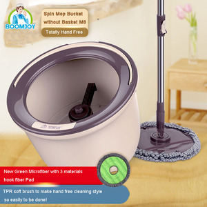 ชุดถังปั่นม็อบหมุนอัตโนมัติ สแตนเลส ยี่ห้อ Easy Press พร้อมม็อบเดี่ยว - Product Image 5