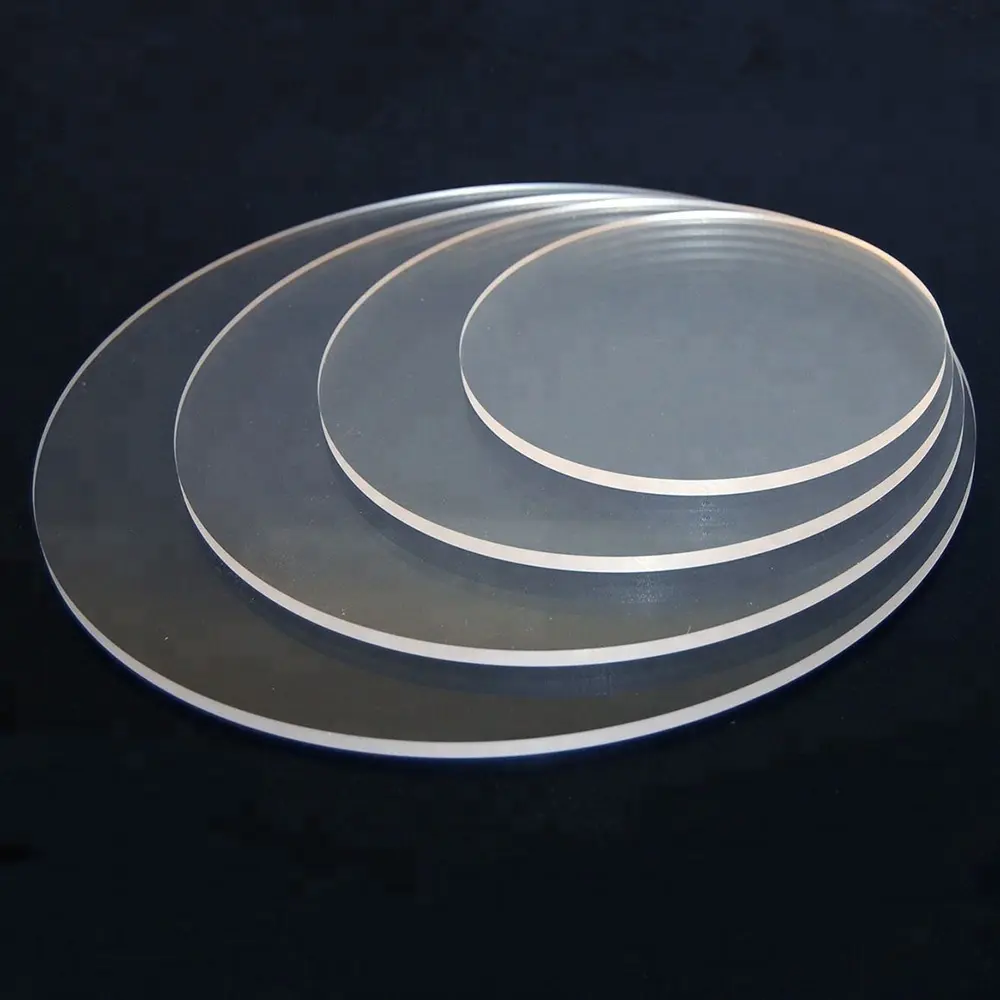 5/8"x1/8" Clear Acrylic Small Circles Craft Disc Round Plastic Plexiglass, Clear Acrylic Cake Circle Boards