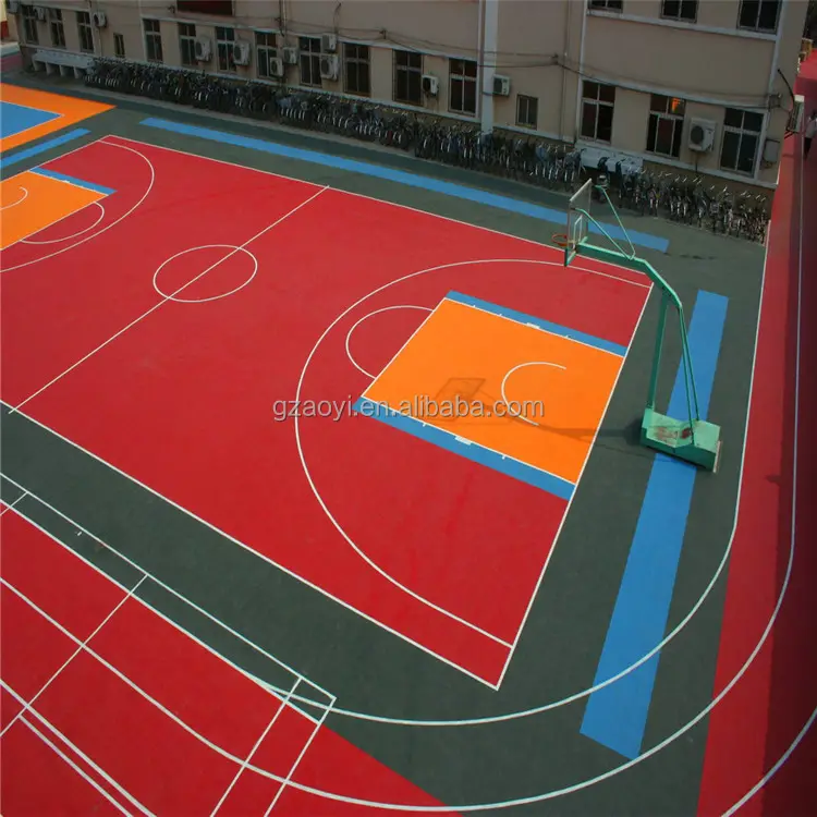 Sol mobile en plastique PP de cm, pour terrain de basket-ball/Tennis, bricolage, matériau assemblé sur sol détachable