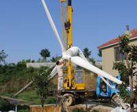 Système d'énergie éolienne vertical 30 kW ESG, vente flash, générateur permanent, éolienne à axe horizontal