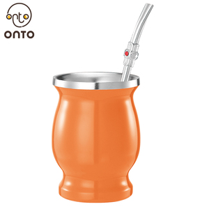 Venta al por Mayor en Sudamérica, Argentina, Taza de Yerba <span class=keywords><strong>Mate</strong></span> de Doble Pared de Acero Inoxidable, Taza de Yerba <span class=keywords><strong>Mate</strong></span> - Product Image 5