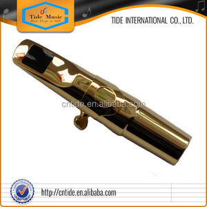 Tide Music-saxofón <span class=keywords><strong>tenor</strong></span> <span class=keywords><strong>de</strong></span> metal chapado en oro, <span class=keywords><strong>boquilla</strong></span> - Product Image 2