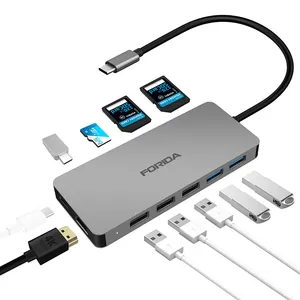 Type C Adapterで11 1 Usb Type C Hub Converter Factory Best Sellers Type C Charging HUB/HDM1 4K AdapterためMacBook Pro