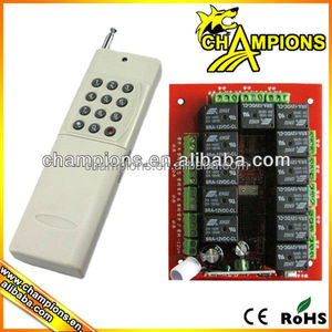 24 V DC interruptor de control remota de código aprendizaje 12ch controlador de confiar - Product Image 1